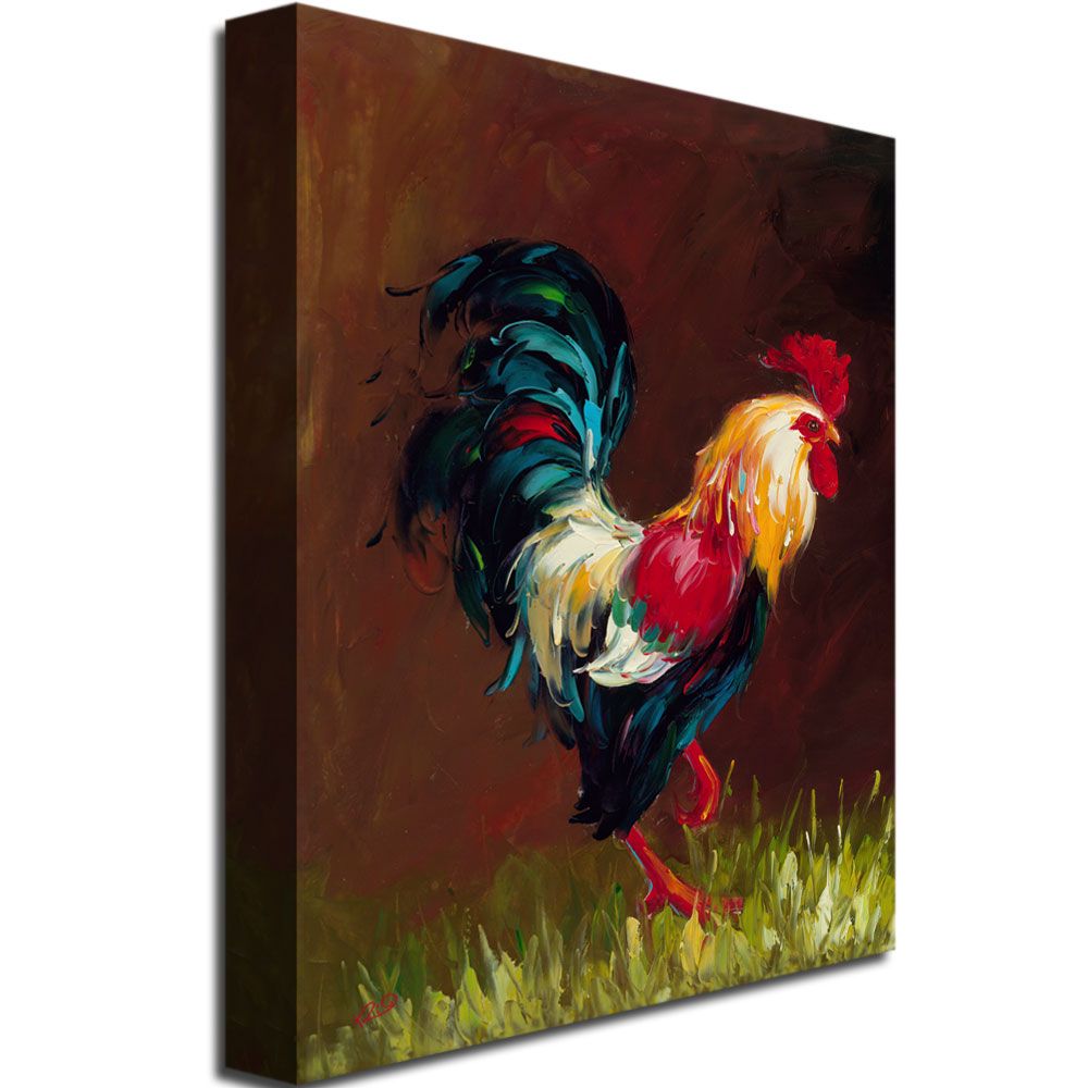 Trademark Global 18x24 inches Rio "Rooster"