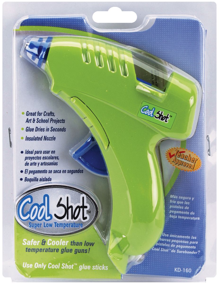Cool Shot Super Low Temp Mini Glue Gun-Lime Green