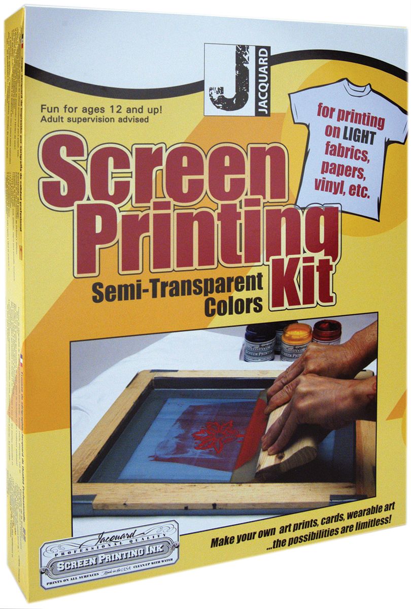 Jacquard Screen Printing Kit-Semi Transparent