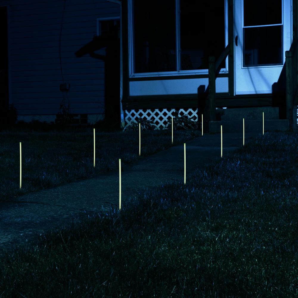 Pure Garden 10 Glow in the Dark Path Marker Rods