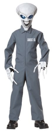 CALIFORNIA COSTUME COLLECTIONS Property of Area 51 Halloween Costume