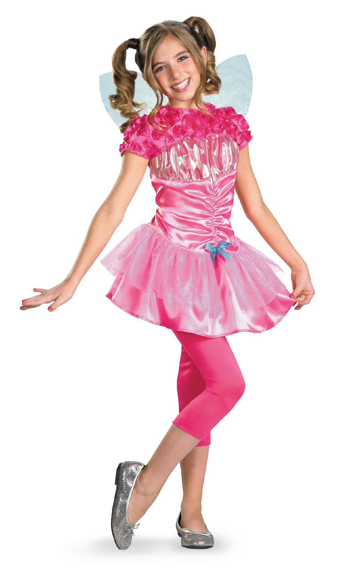 Hot Pink Fairy Girls Halloween Costume