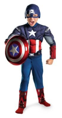 The Avengers Captain America Boy's Halloween Costume