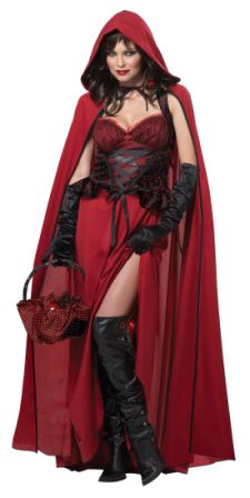 CALIFORNIA COSTUME COLLECTIONS Dark Red Riding Hood Halloween Costume