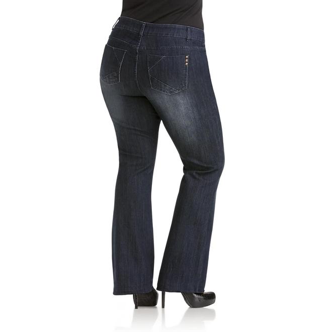 Kardashian Kurves The Khloe Women's Plus High-Waist Jeans