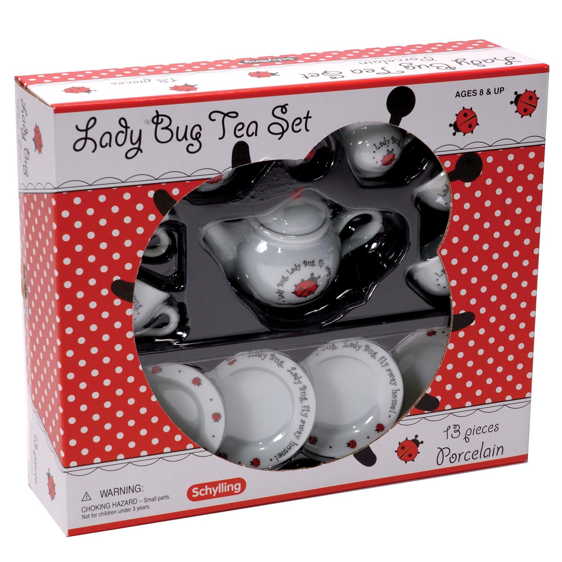 Schylling Ladybug Tea Set