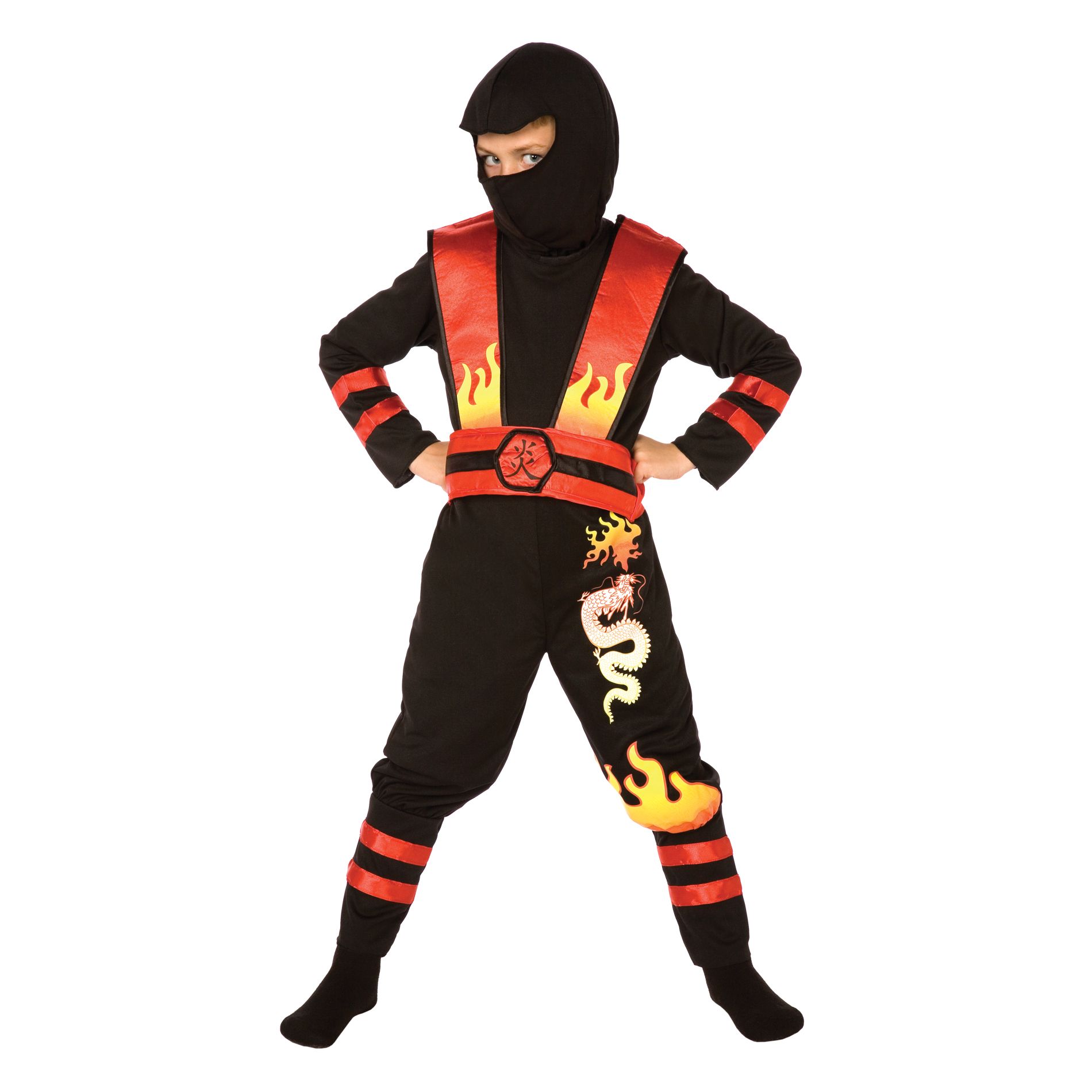 Totally Ghoul Fire Ninja Boys' Halloween Costume