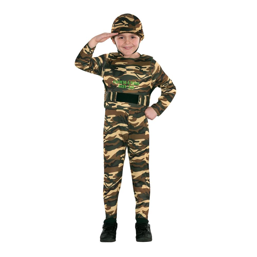 Totally Ghoul Boys' Digital Army Commando Halloween Costume