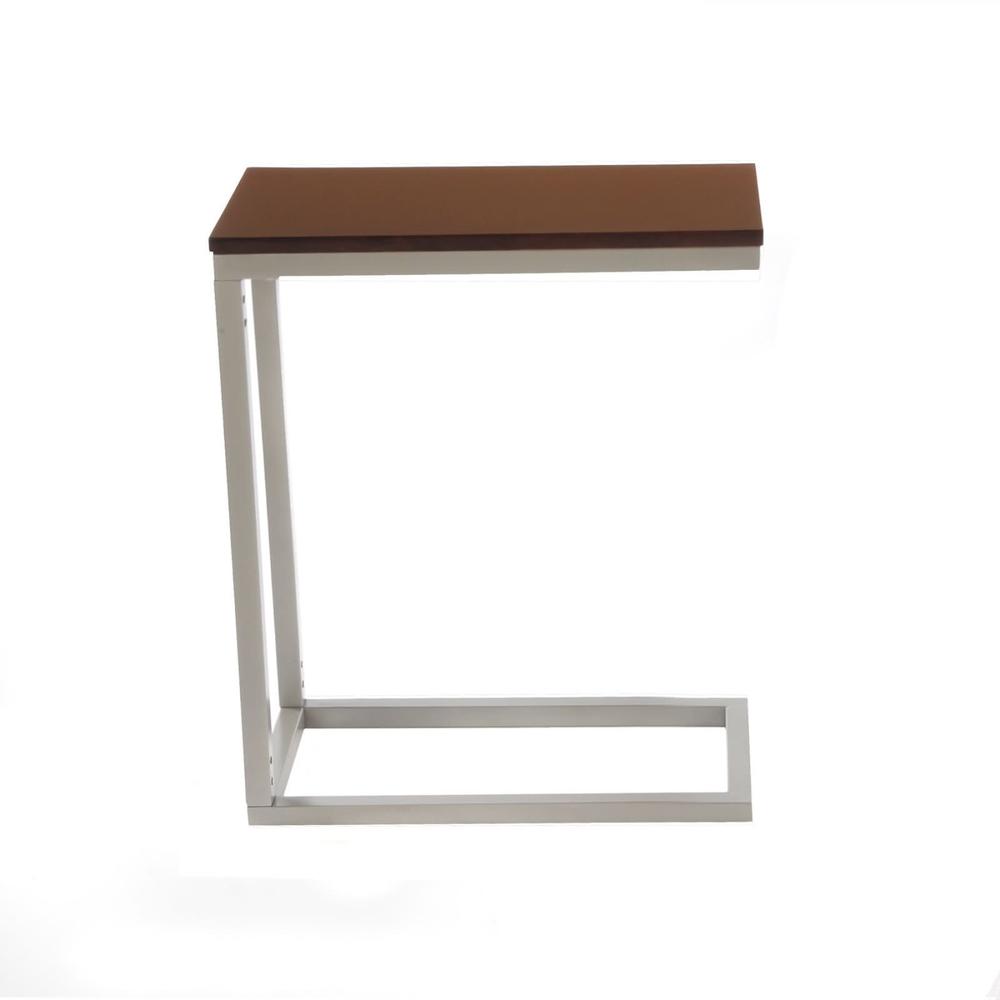 Bay Shore Collection Modern Side Table  - Espresso