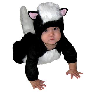 Totally Ghoul Infant Plush Skunk Jumper Halloween Costume Size: 6-12 ...
