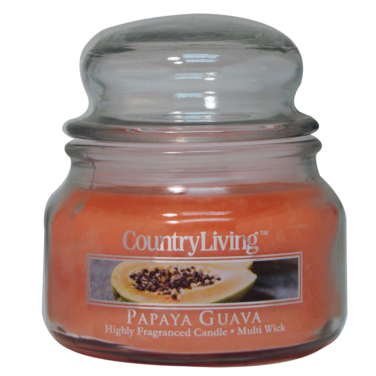 Country Living 9oz Jar Candle - Papaya Guava