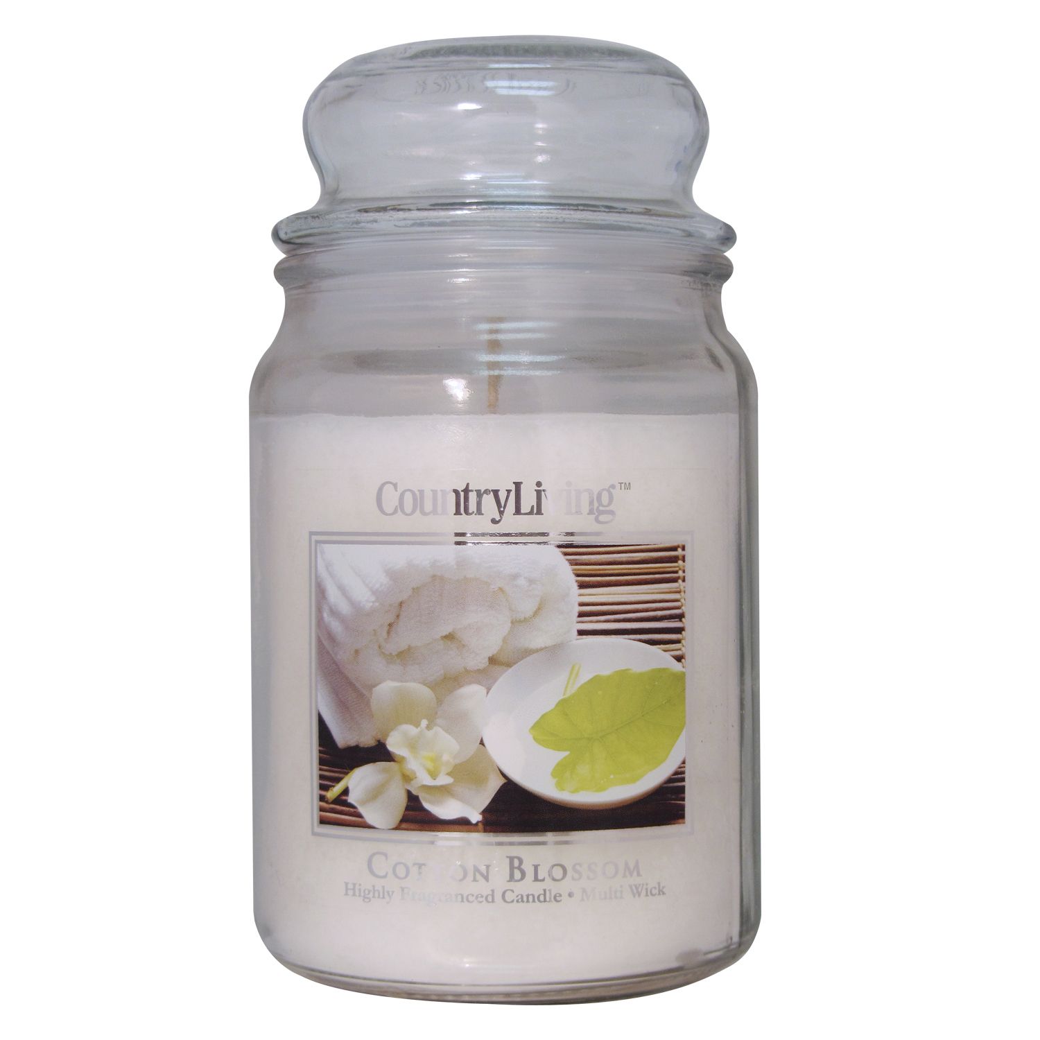 Country Living 18oz Jar Candle - Cotton Blossom