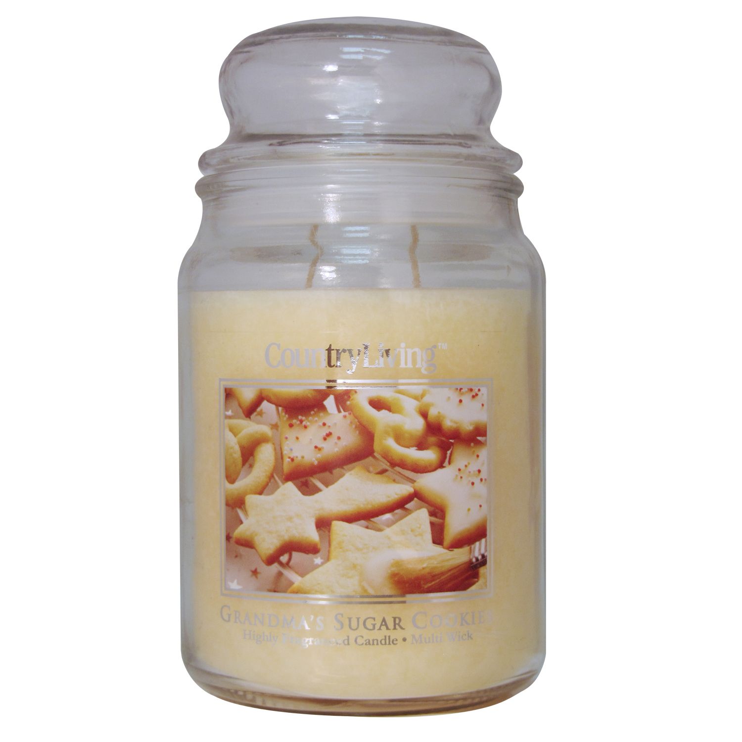 Country Living 18oz Jar Candle Vanilla Frosting