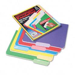 Pendaflex File Folders With Erasable Tabs, 1/3-Cut Tabs: Assorted, Letter Size, Assorted Colors, 30/Pack