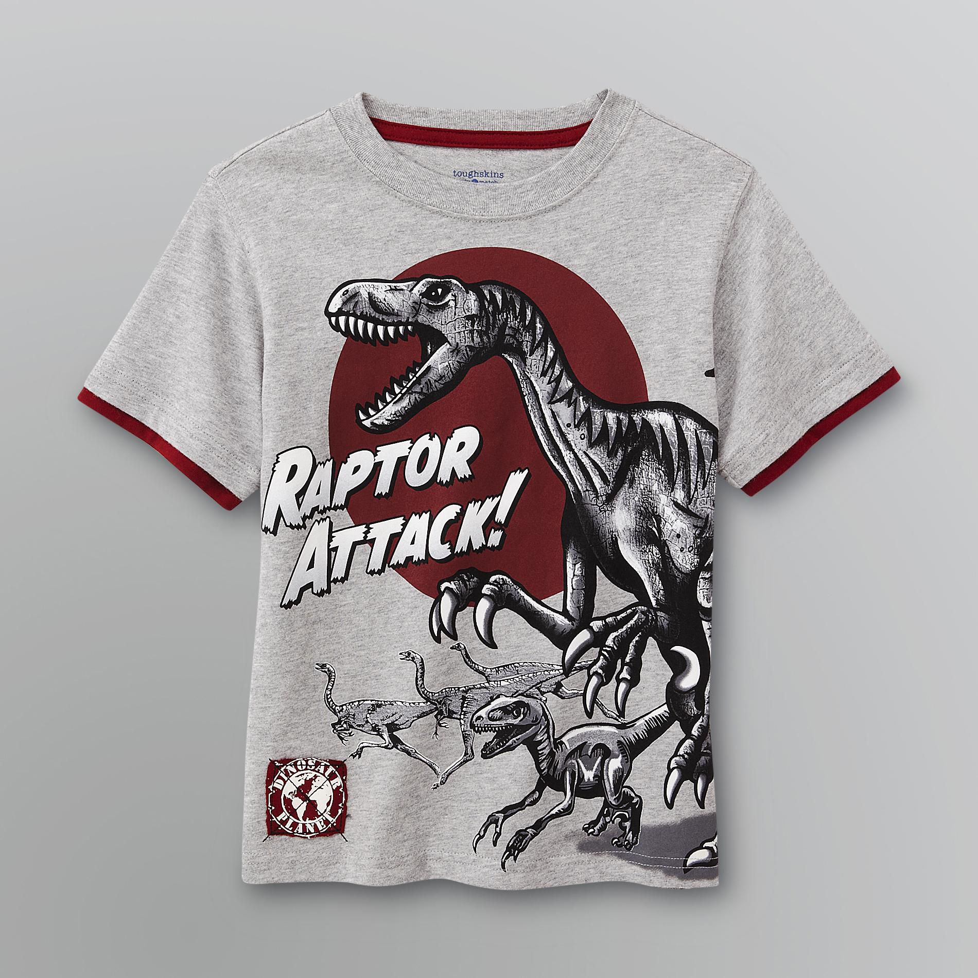 Toughskins Boy's Layered Look Graphic Dinosaur Planet T-Shirt