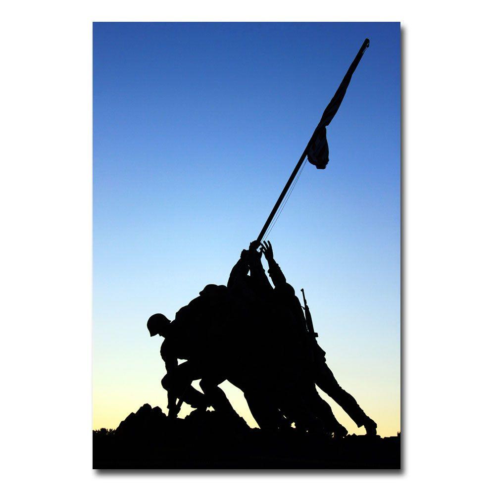 Trademark Global Gregory O'Hanlon 'Iwo Jima Memorial' Canvas Art