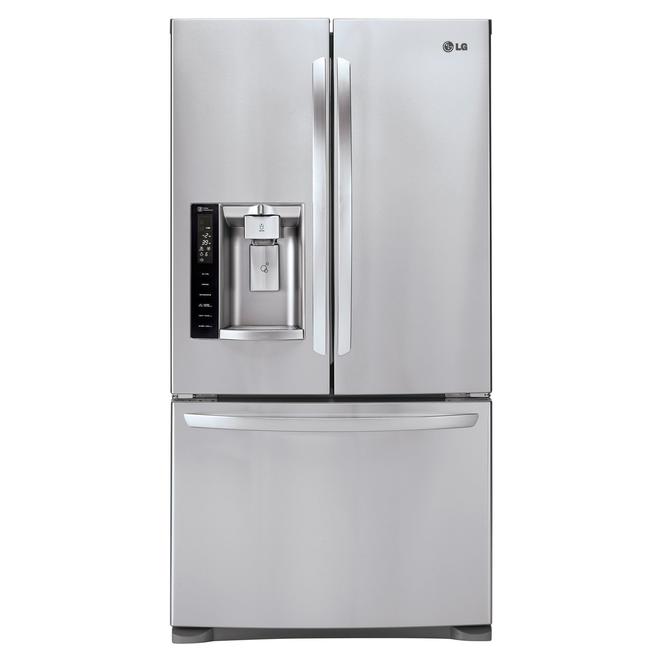 LG LFX28968ST 26.8 cu. ft. French Door BottomFreezer Refrigerator Stainless Steel Sears