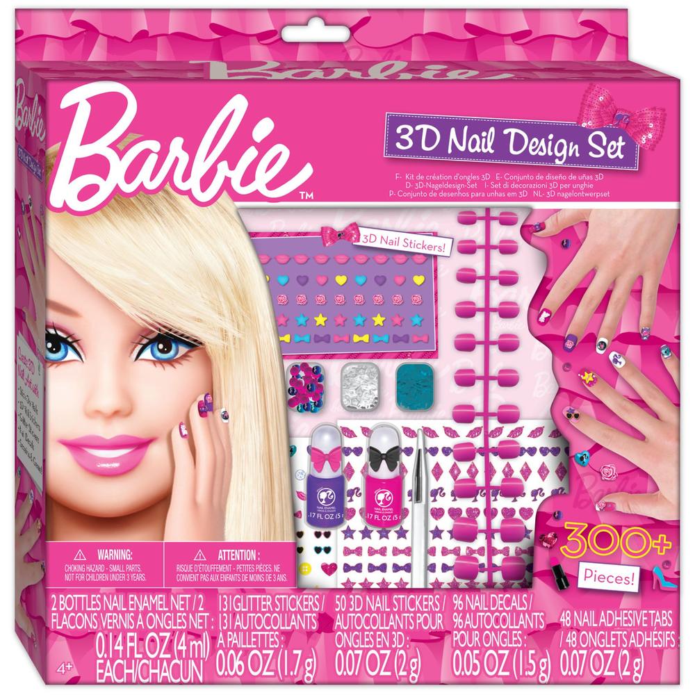 Barbie &#8482; 3D Nail Design Set