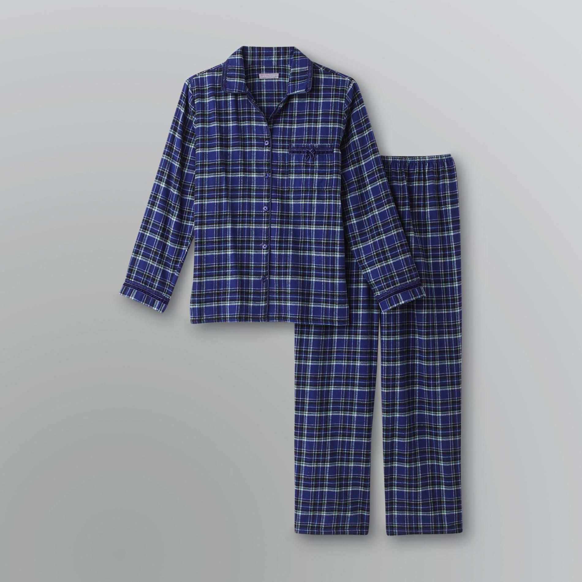 Laura Scott Women's Flannel Pajamas - Plaid