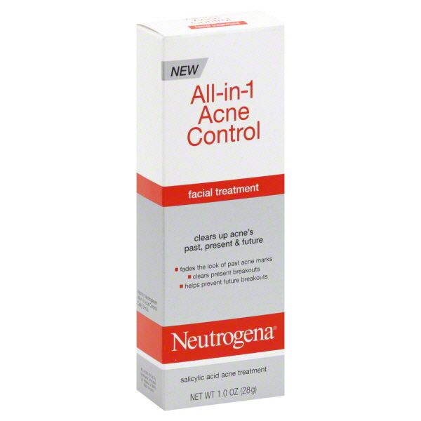 Neutrogena Facial Treatment, All-in-1 Acne Control, 1 oz (28 g)
