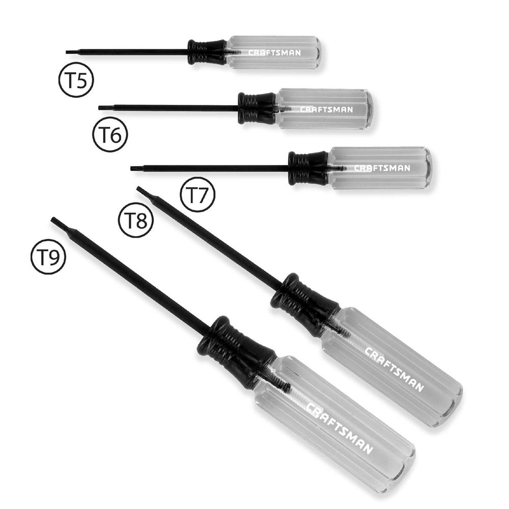 Craftsman 5 pc. Mini Torx Screwdriver Set