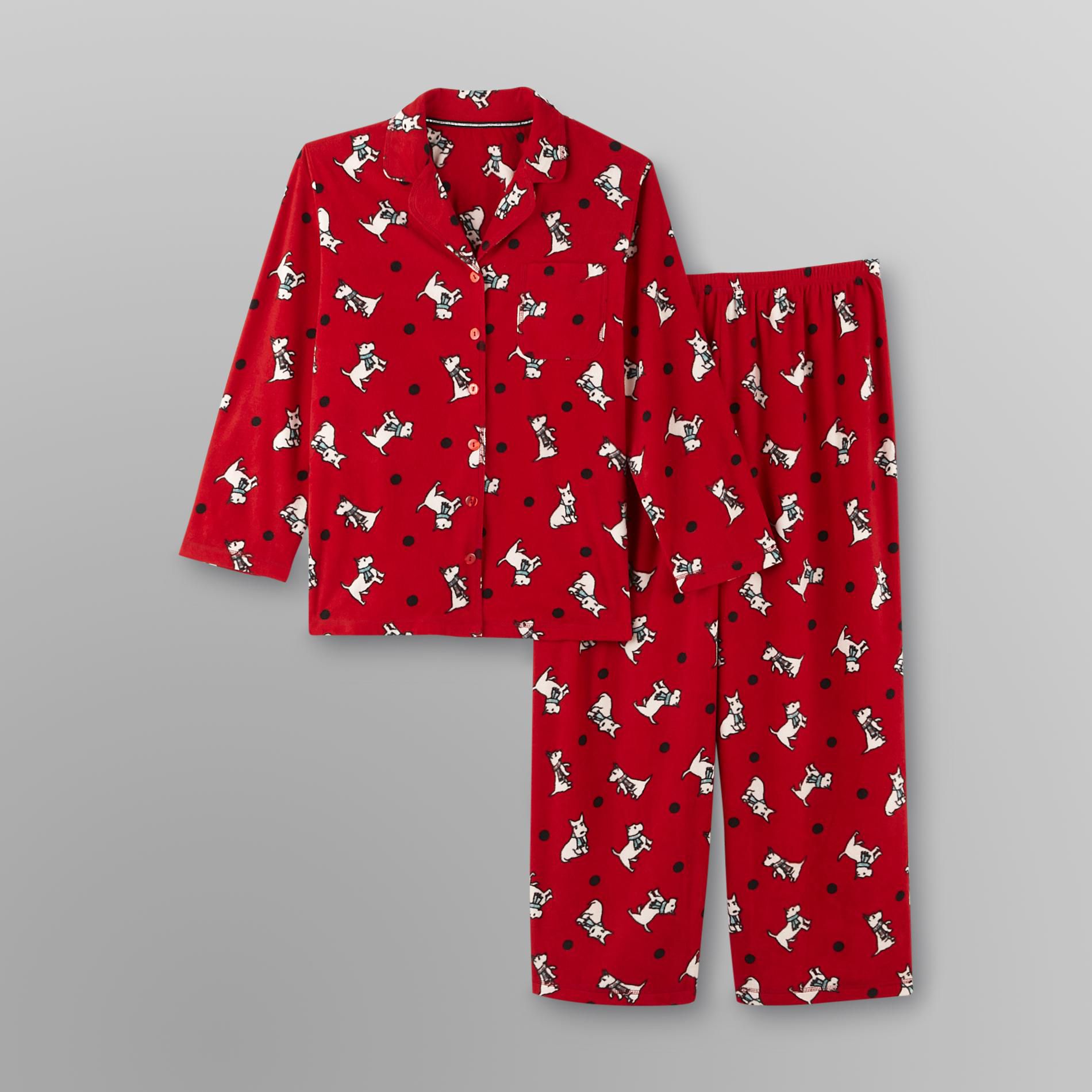 Covington Women's Microfleece Pajamas - Terrier