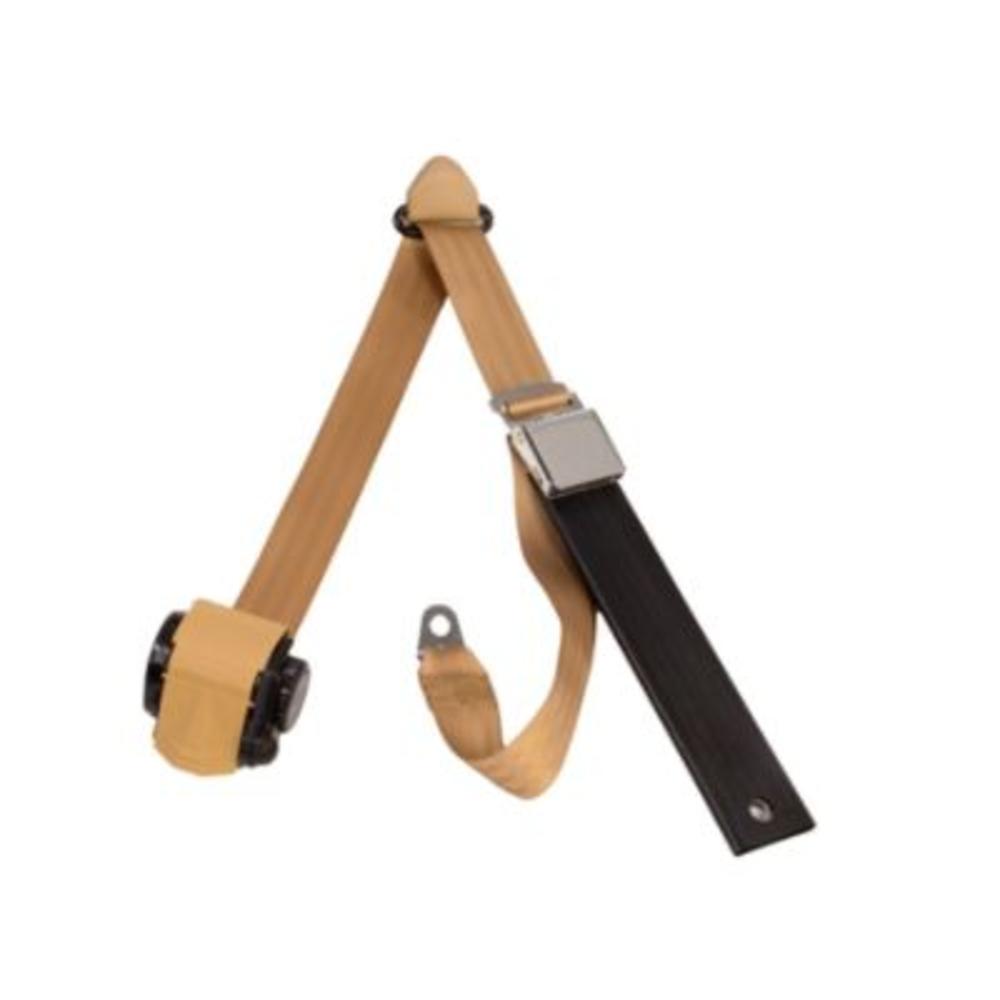 Beams Retractable 3 Point Lift Latch Lap & Shoulder Belt With 12 Inch Sleeve