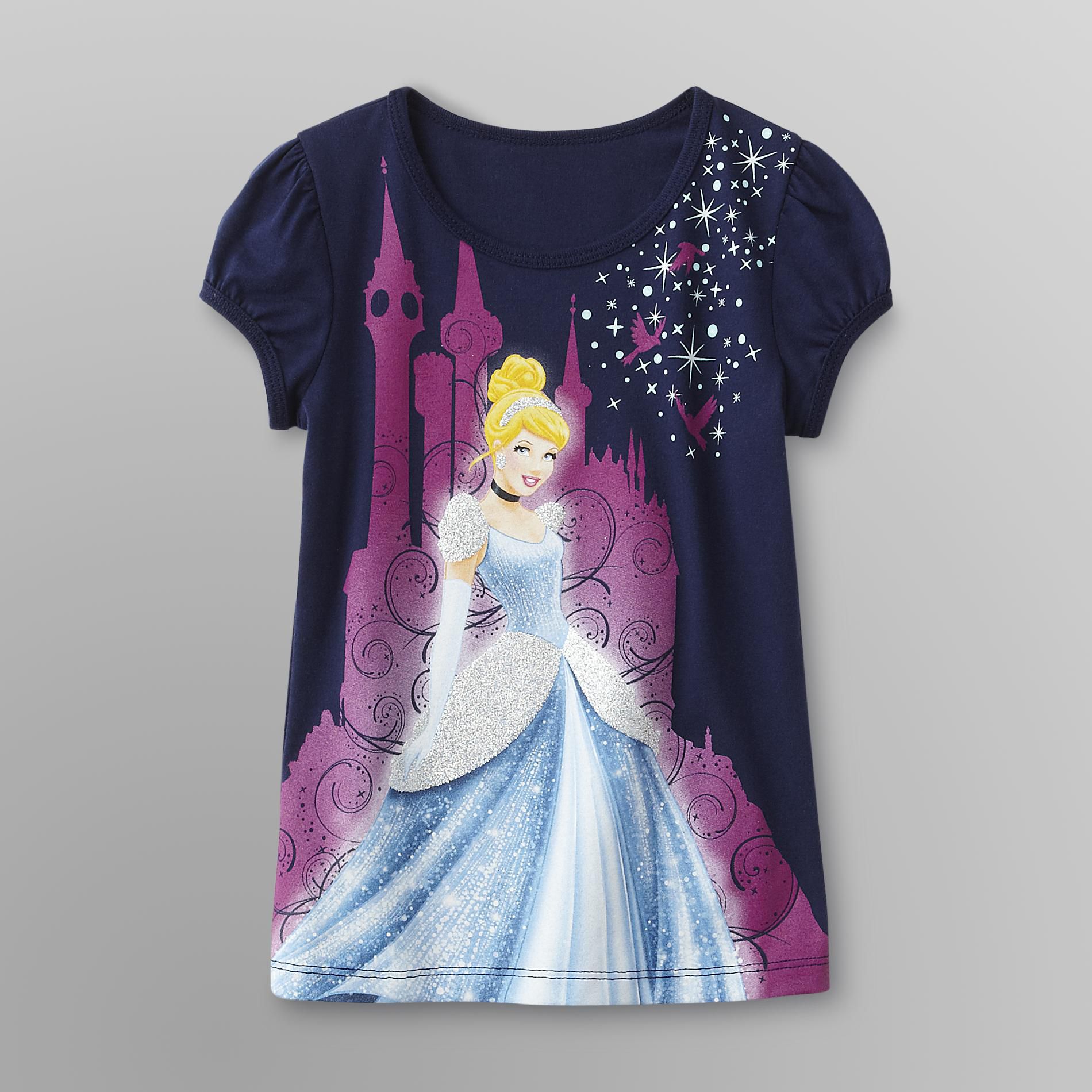 Disney Cinderella Girl's T-Shirt - Glitter
