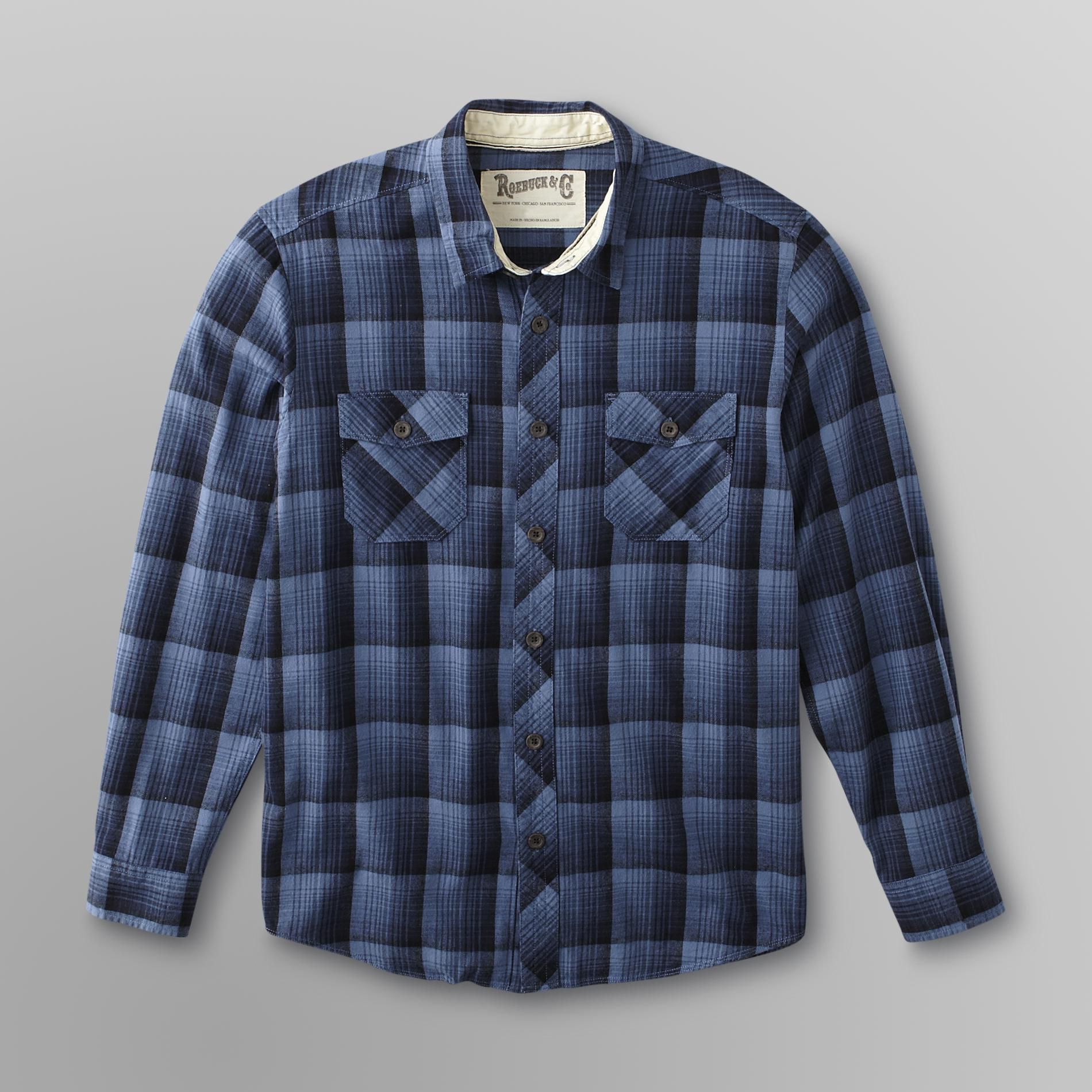 Roebuck & Co. Young Men's Plaid Flannel Shirt