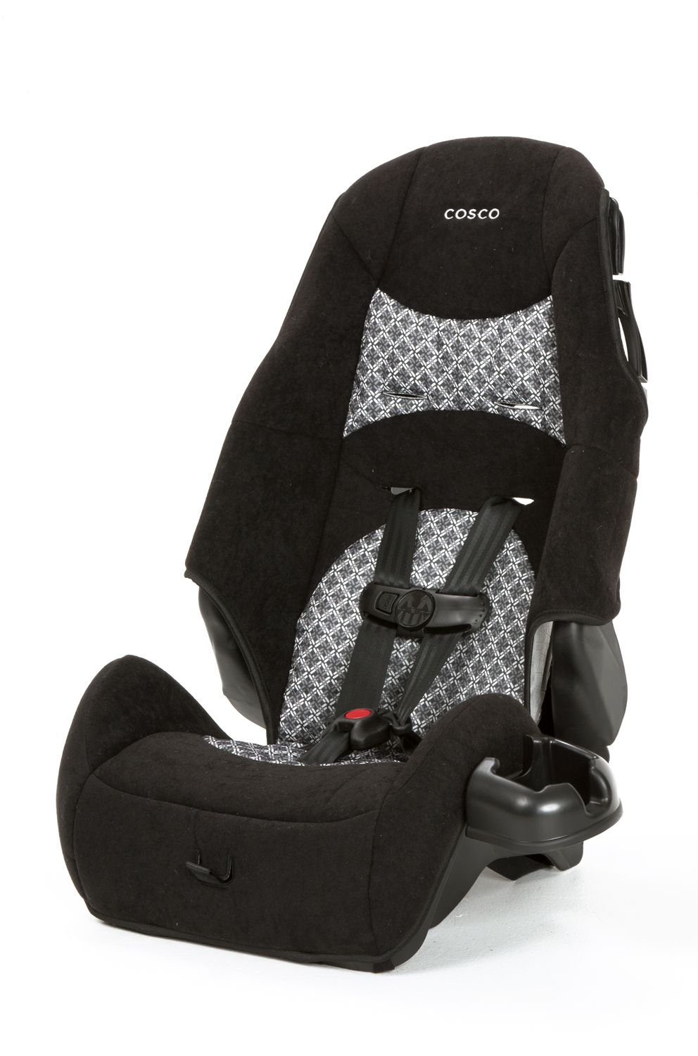 Five Point Harness >> Cosco Booster Car Seat High Back Bannister Black Five Point Harness >> Cosco Booster Car Seat High Back Bannister Black