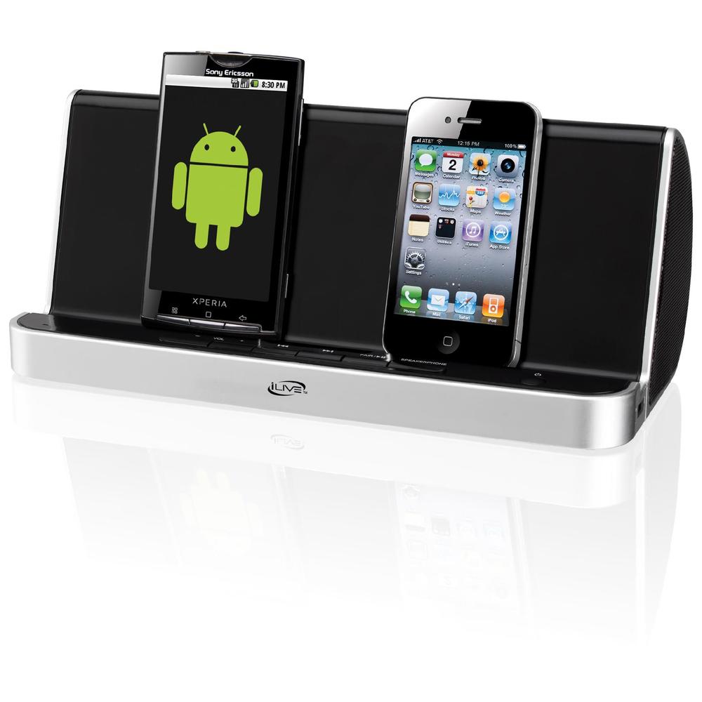 iLive ISB311B Wireless Bluetooth Speaker and Charging Station