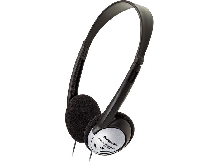 Panasonic RP-HT21-S Lightweight Headphones w/ XBS&#174; RP-HT21 Silver