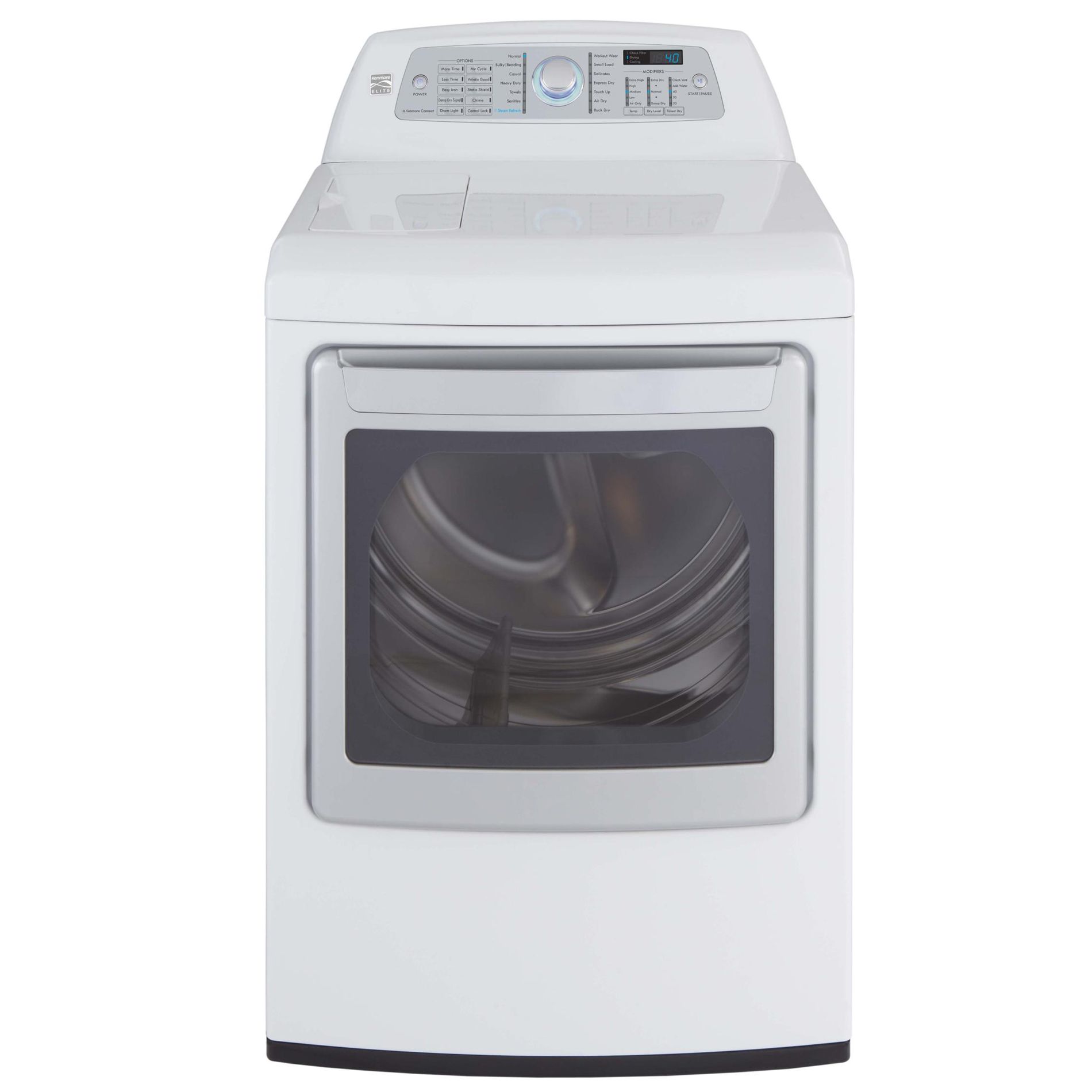 Kenmore 7.6 cu. ft. Electric Dryer: Clean and Dry at Sears