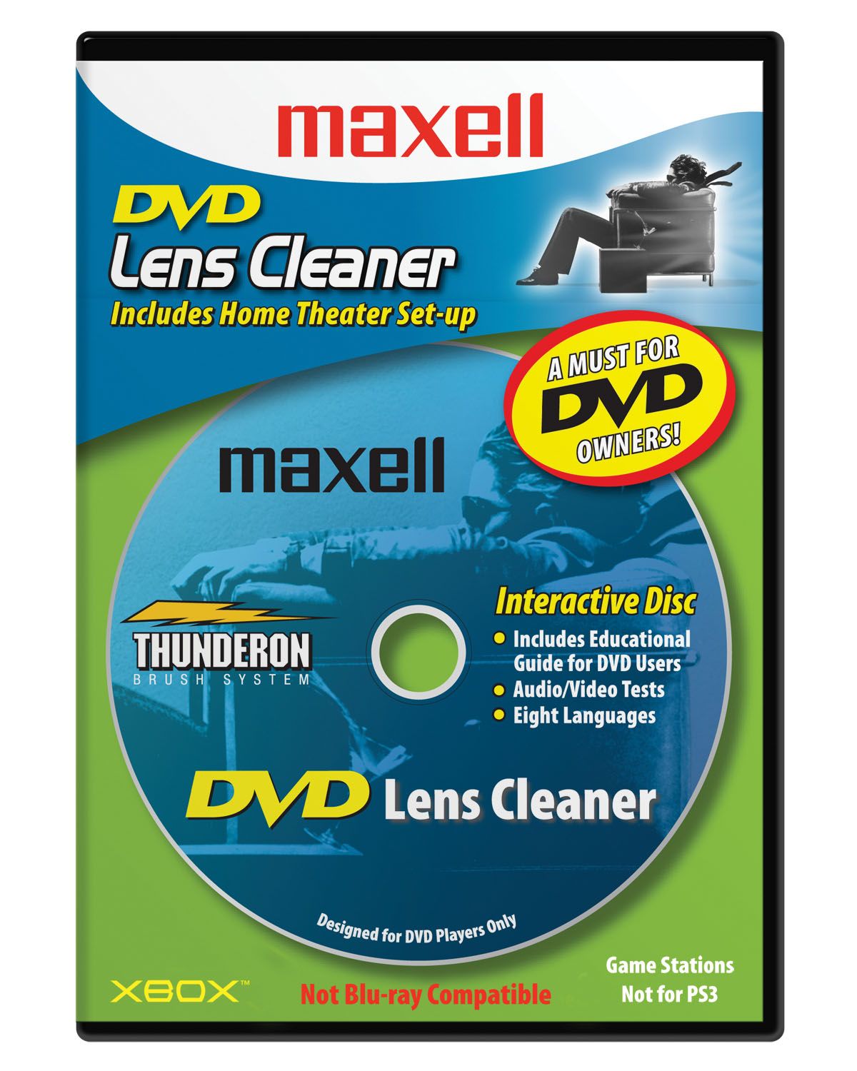 Maxell DVD-LC, DVD Lens Cleaner # 190059