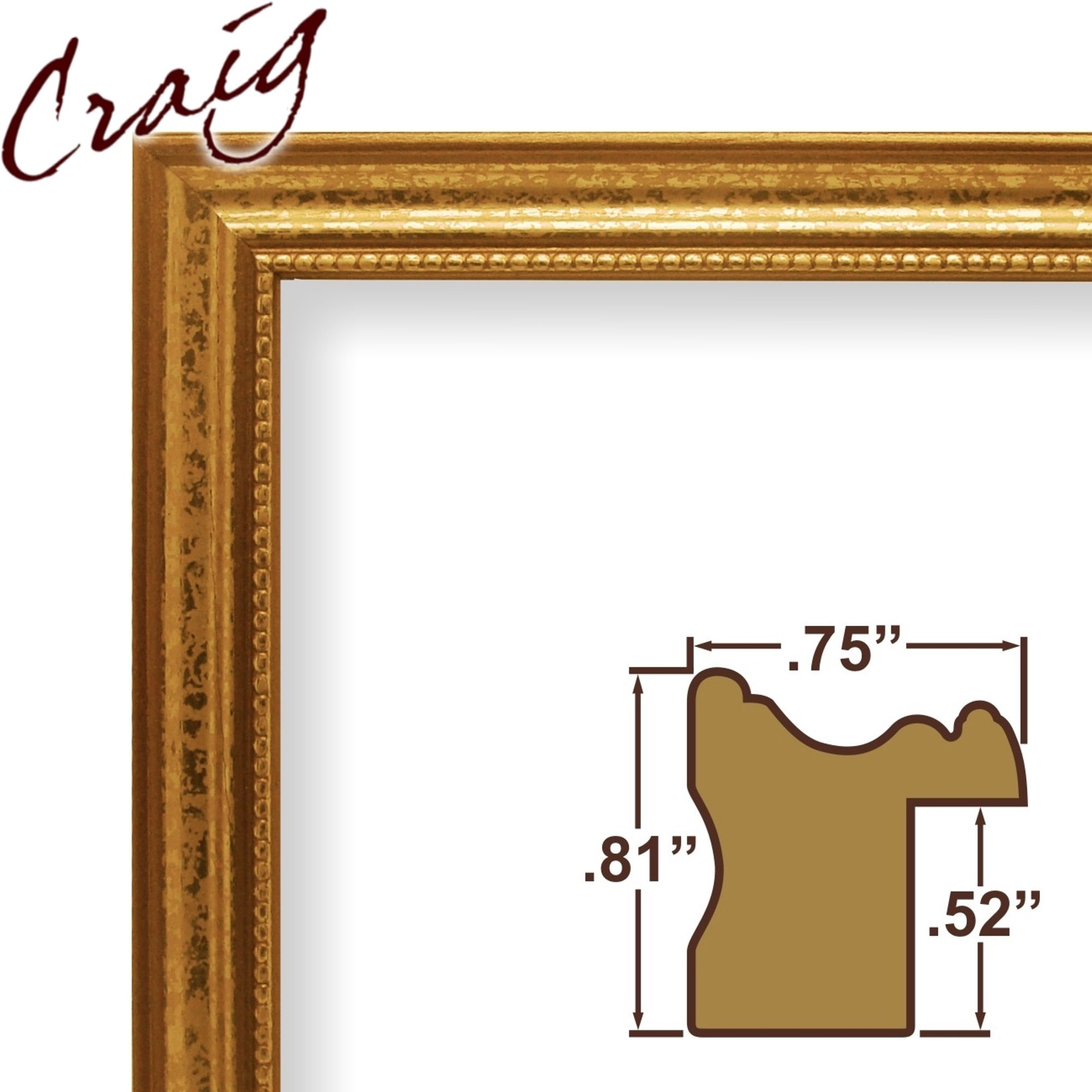 Craig Frames Inc 5x17 Custom .75 Craig Frames Inc 5x17 Custom .75