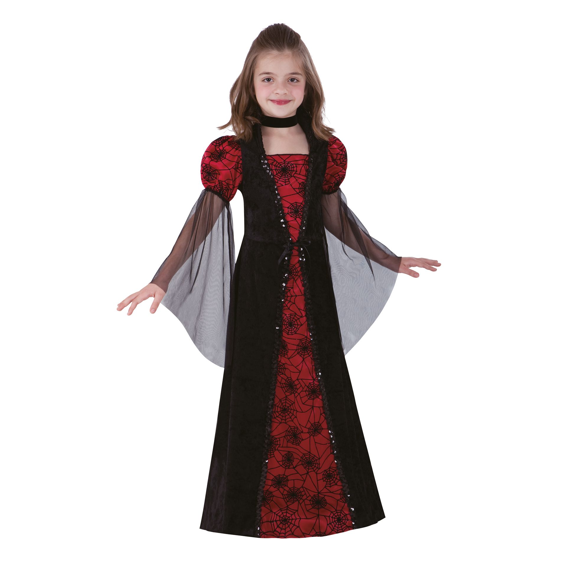 Totally Ghoul Vampiress Girl's Halloween Costume