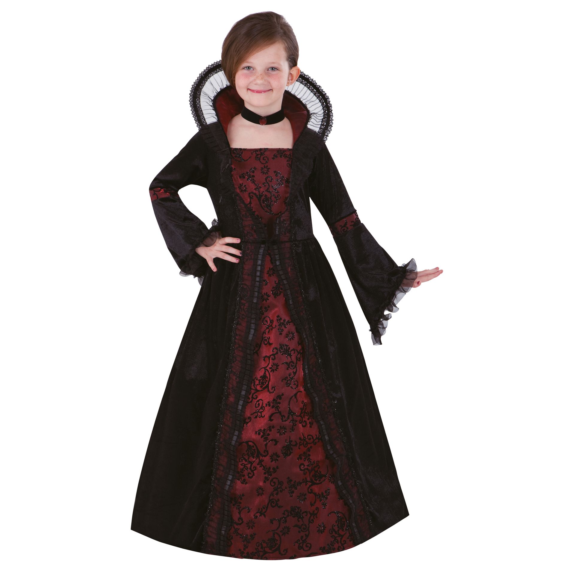 Totally Ghoul Deluxe Vampiress Girl's Halloween Costume