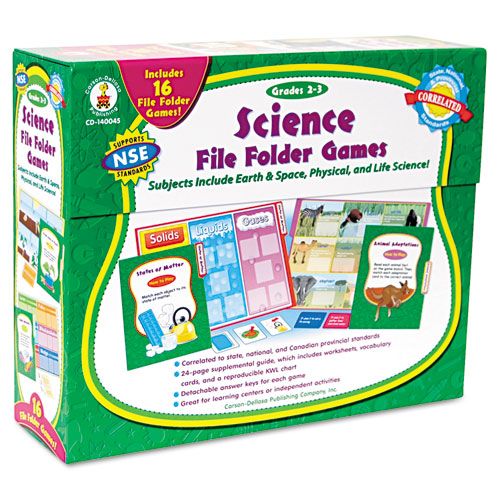 Carson-Dellosa Pub Group CDP140045 Science File Folder Game
