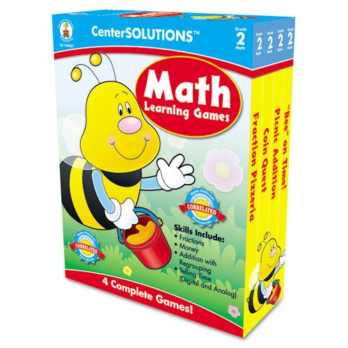 Carson-Dellosa Pub Group CDP140052 CenterSOLUTIONS Math Learning Games