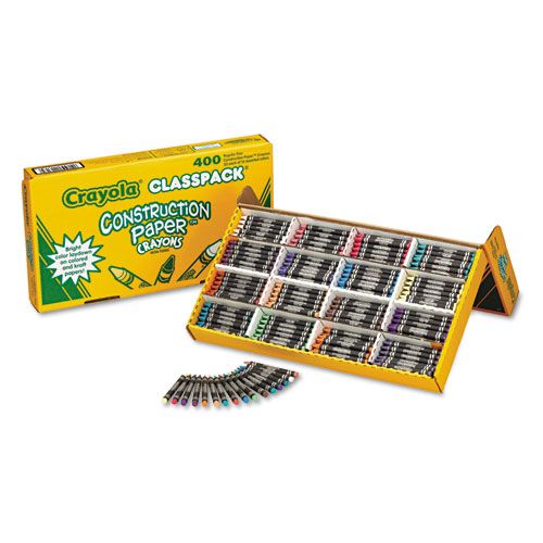 Crayola CYO521617 Construction Paper Crayons