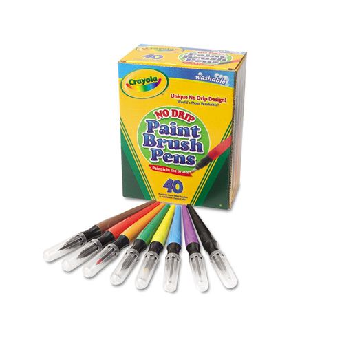 Crayola CYO546203 Washable Paint Brush Pens