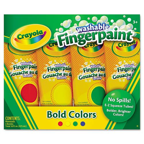 Crayola CYO550011 Washable Fingerpaint Pack