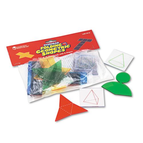 Learning Resources LRNLER0910 Overhead Folding Geometric Shapes