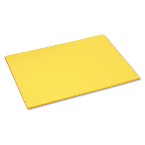 PAC103068 TRU-RAY CONSTRUCTION PAPER, 76 LBS., 18 X 24, YELLOW, 50 SHEETS/PACK