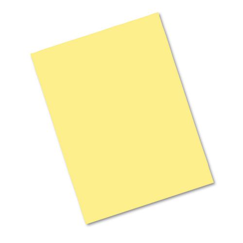 PAC103457 RIVERSIDE CONSTRUCTION PAPER, 76 LBS., 18 X 24, YELLOW, 50 SHEETS/PACK