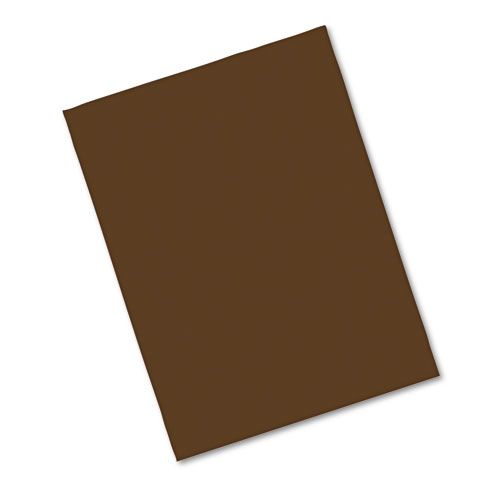 PAC103606 RIVERSIDE CONSTRUCTION PAPER, 76 LBS., 9 X 12, DARK BROWN, 50 SHEETS/PACK