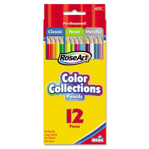 RoseArt RAI40275 Color Collections Colored Pencils