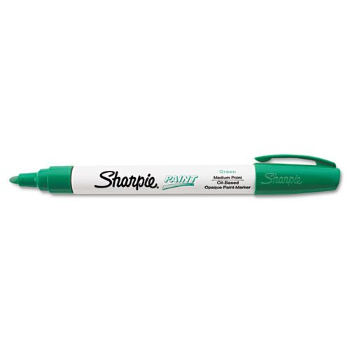 Sharpie SAN35552 Permanent Paint Marker  Medium Point  Green
