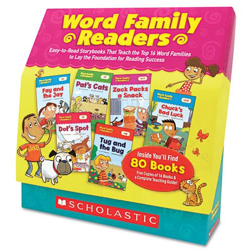 Scholastic SHS0545231485 Word Family Readers Set