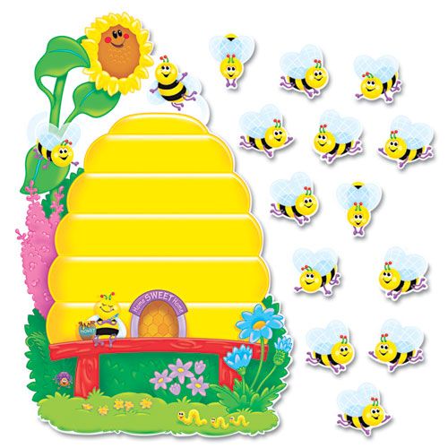 Trend TEPT8077 Busy Bees Job Chart Plus Bulletin Board Set